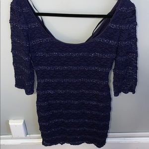 Purple Lace Dress